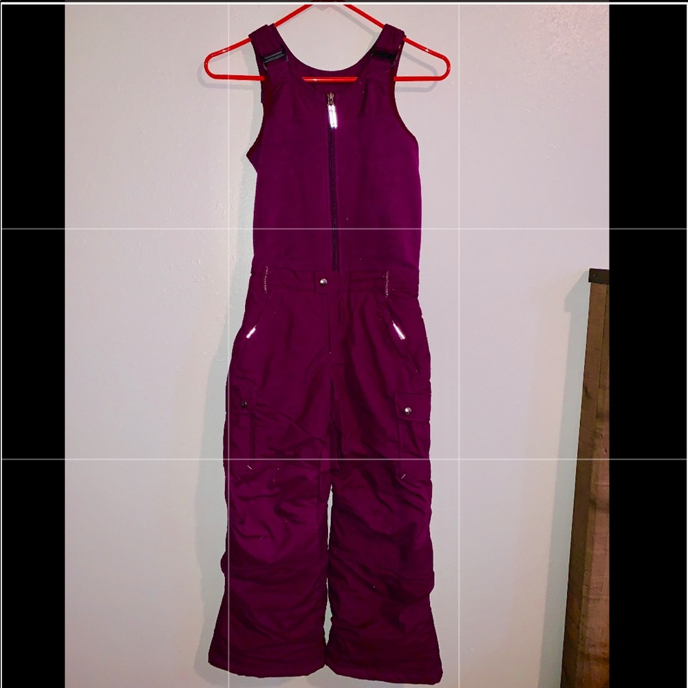 Lands End Girl Ski Bibs/Snowboard Bibs